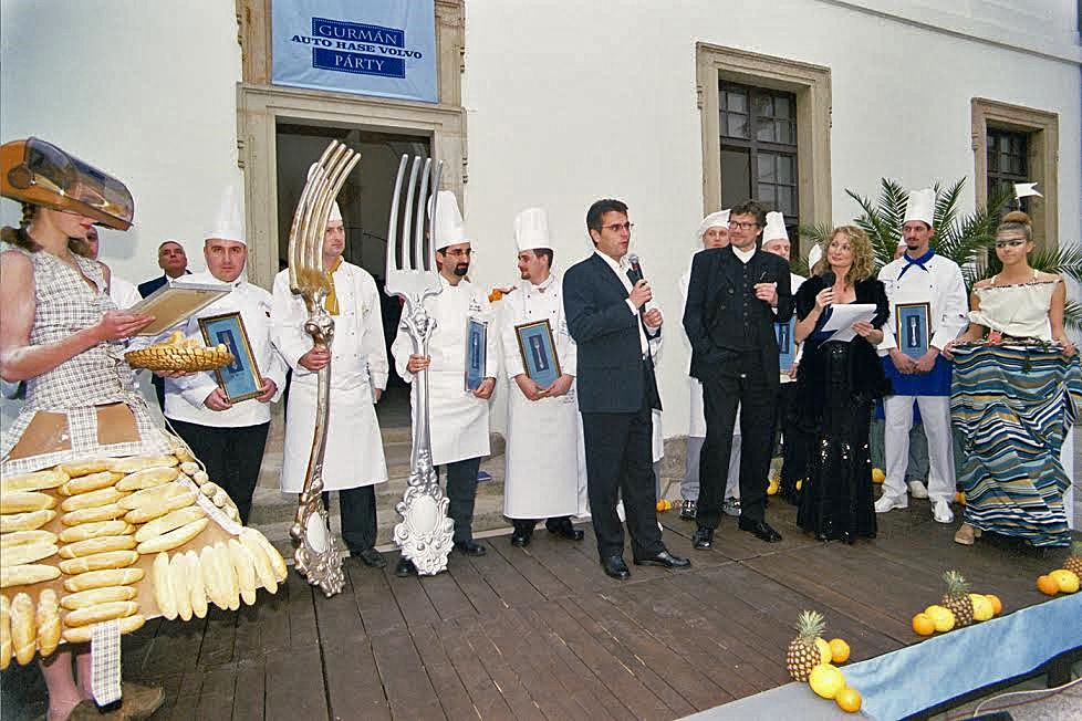 Přebírání ceny GURMÁN - GRAND RESTAURANT Pavla Maurera