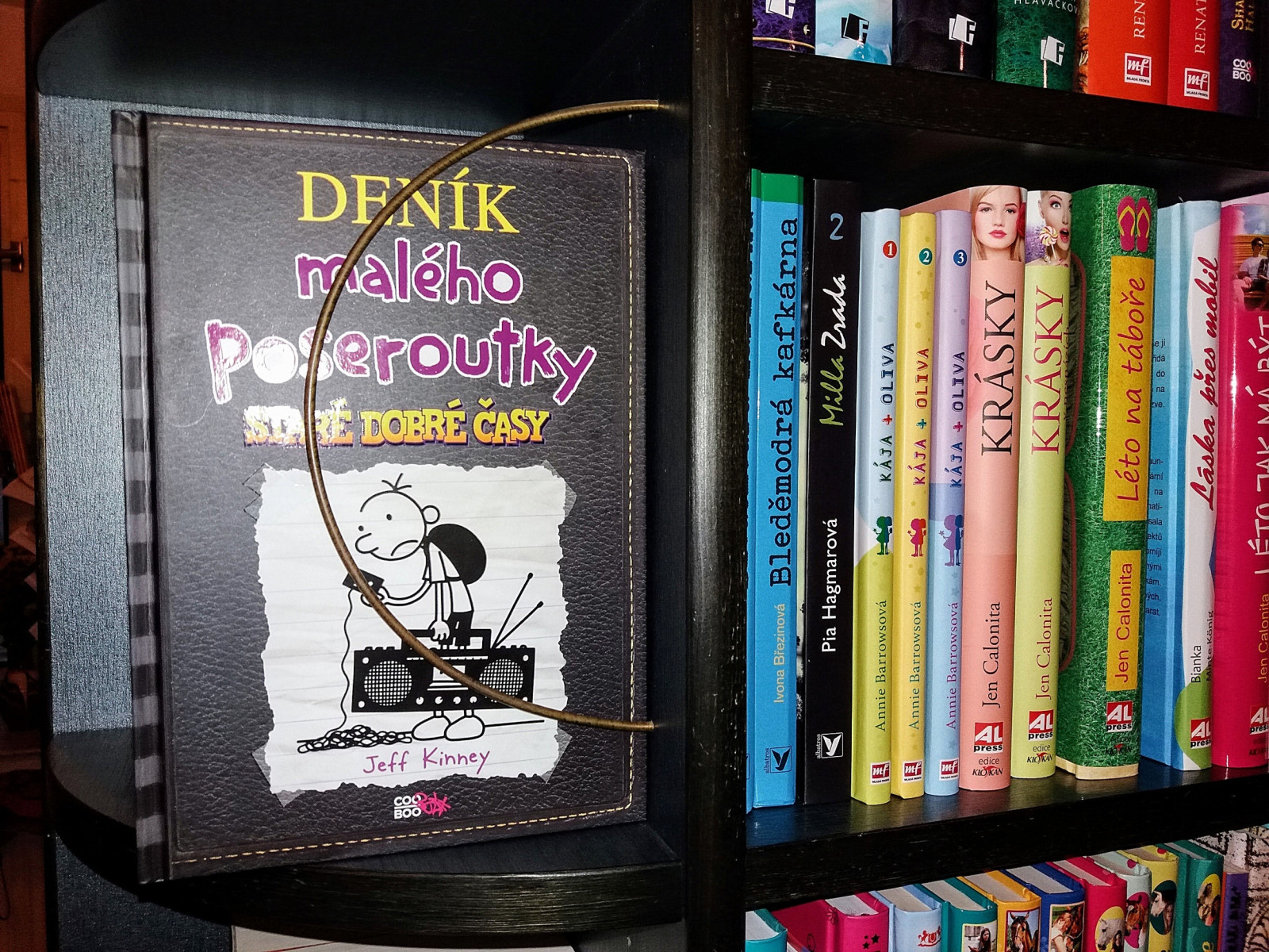 veleúspěšný deníček 10-ti letého chlapce, vyšlo již 10 dílů